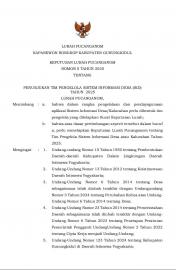 SK TIM PENGELOLA SID TAHUN 2025